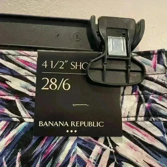 Banana Republic size 6 patterned shorts summer vacation colorful resort wear - Picture 7 of 11